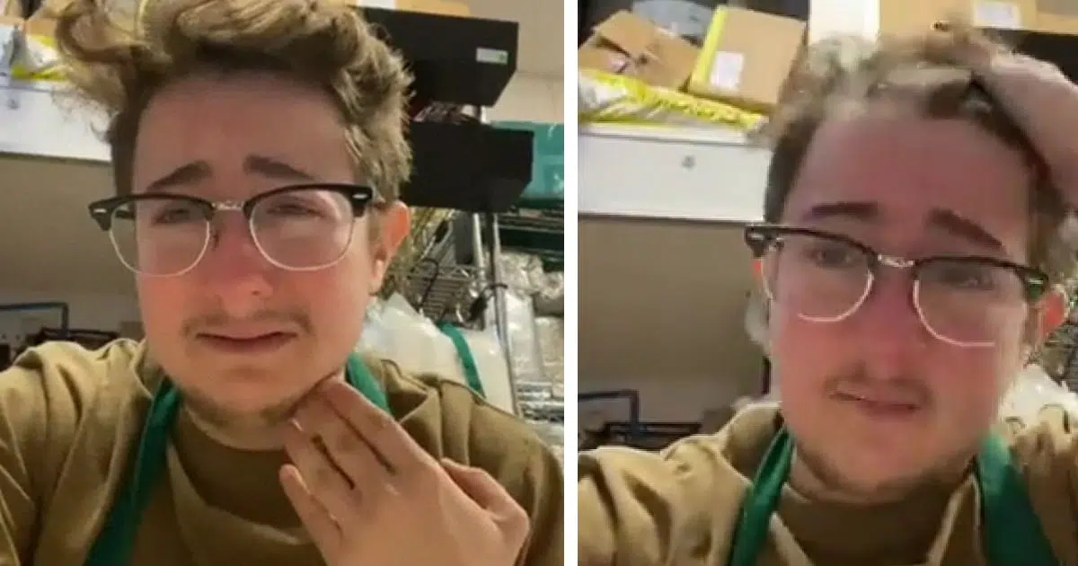 Starbucks Worker Breaks Down In Tears After They’re Scheduled To Work 8 Hours