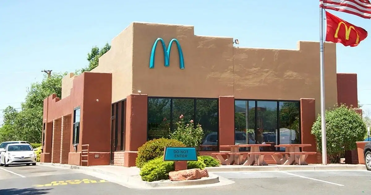 Why One McDonald’s Has Turquoise Arches