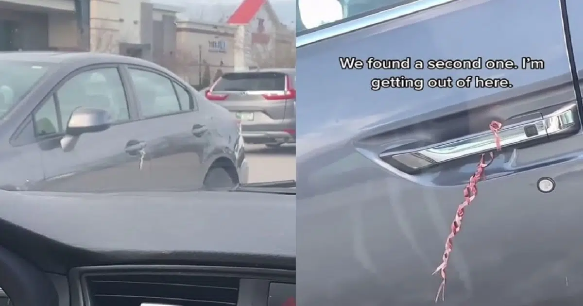 Seeing a Wire Tied Around a Car Door Handle: What It Could Mean