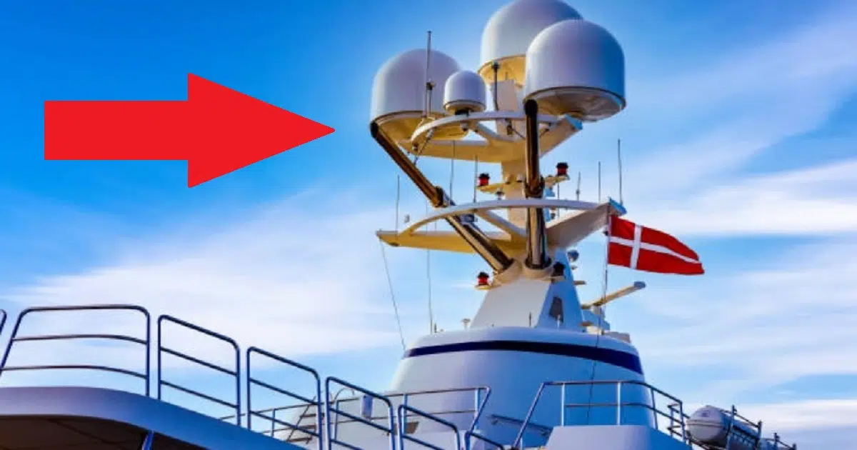 What Are Those Big White Balls on Top of Cruise Ships?