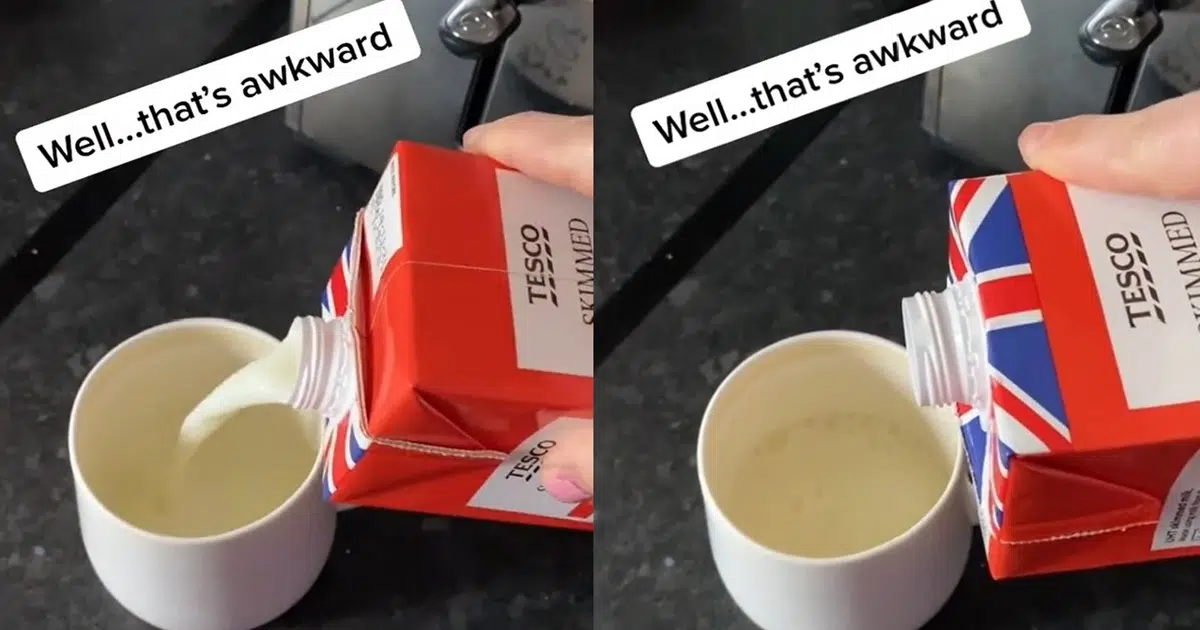 This is How to Correctly Pour Milk from a Carton