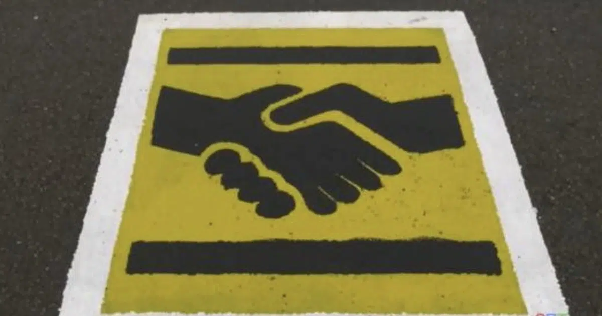 Here’s What A Handshake Symbol On A Parking Space Means