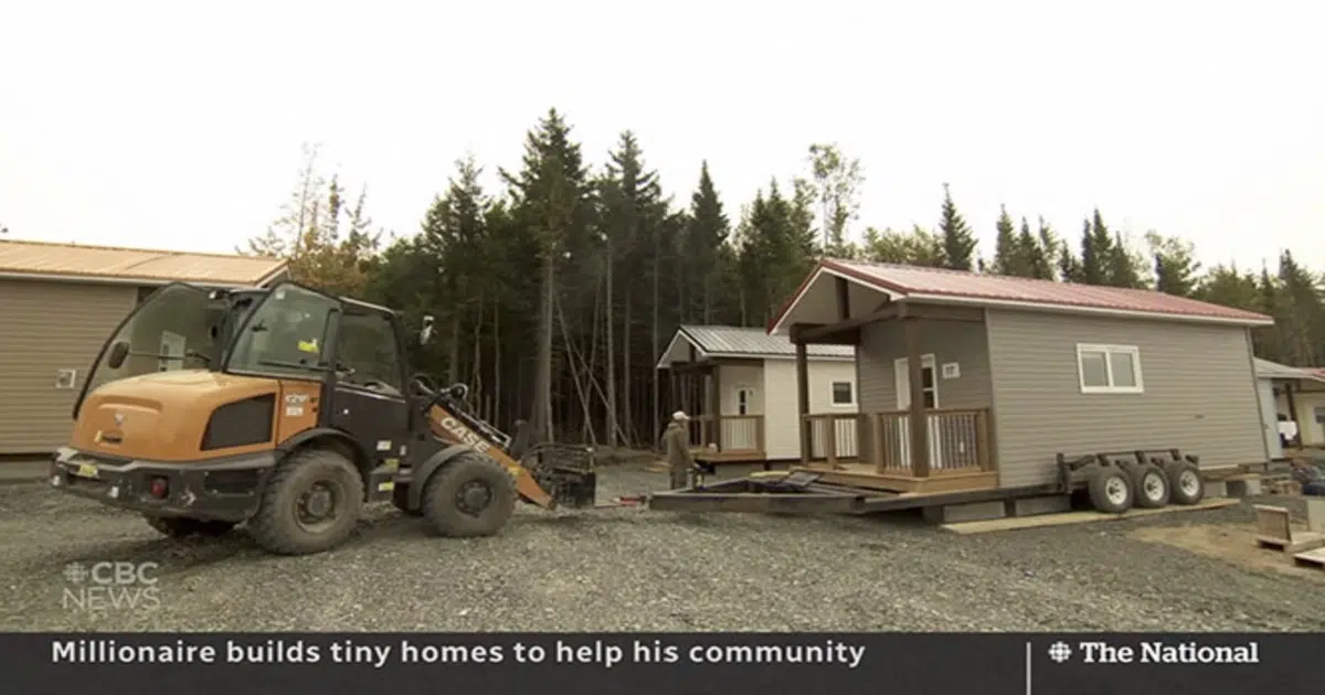 Millionaire Builds 99 Tiny Homes to Fight Homelessness in Canada