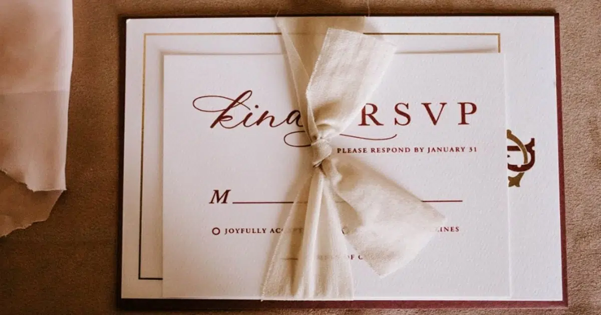 What Does the M Mean on an RSVP Card?