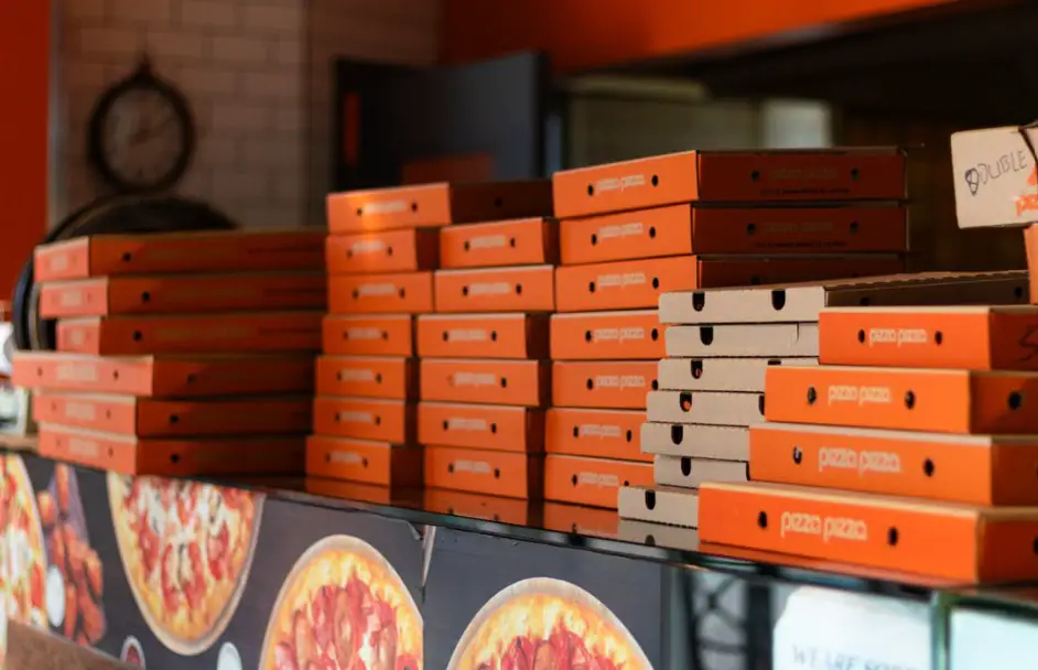 pizza boxes