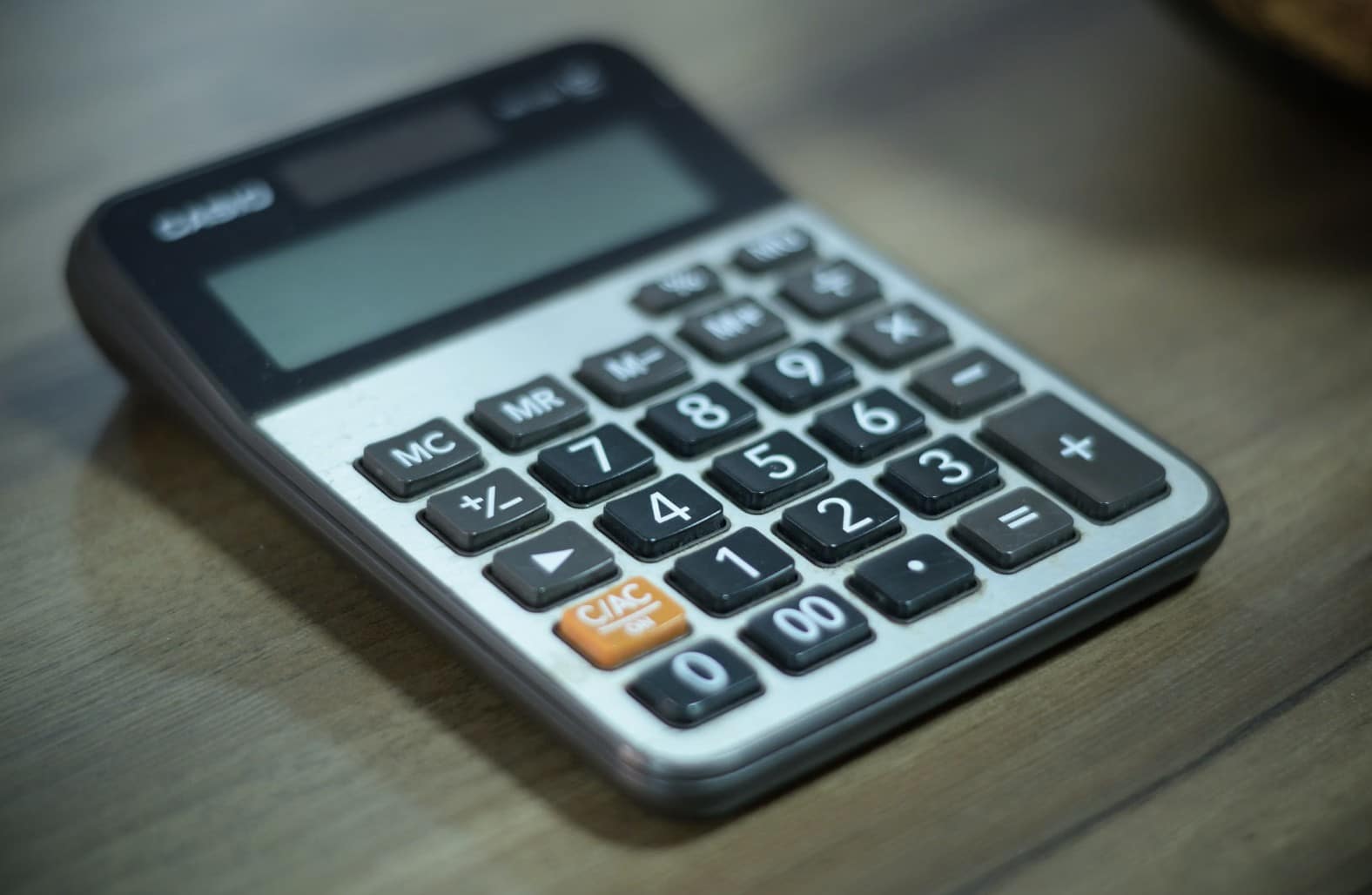 black calculator