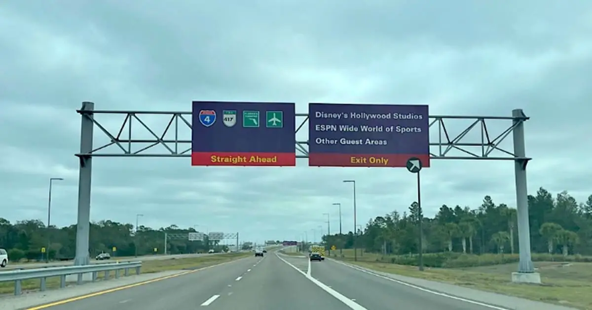 purple road sign